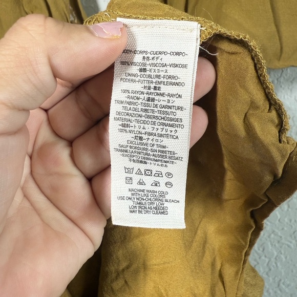 Free People Mockingbird Mini Dress Size 6 - Picture 8 of 9